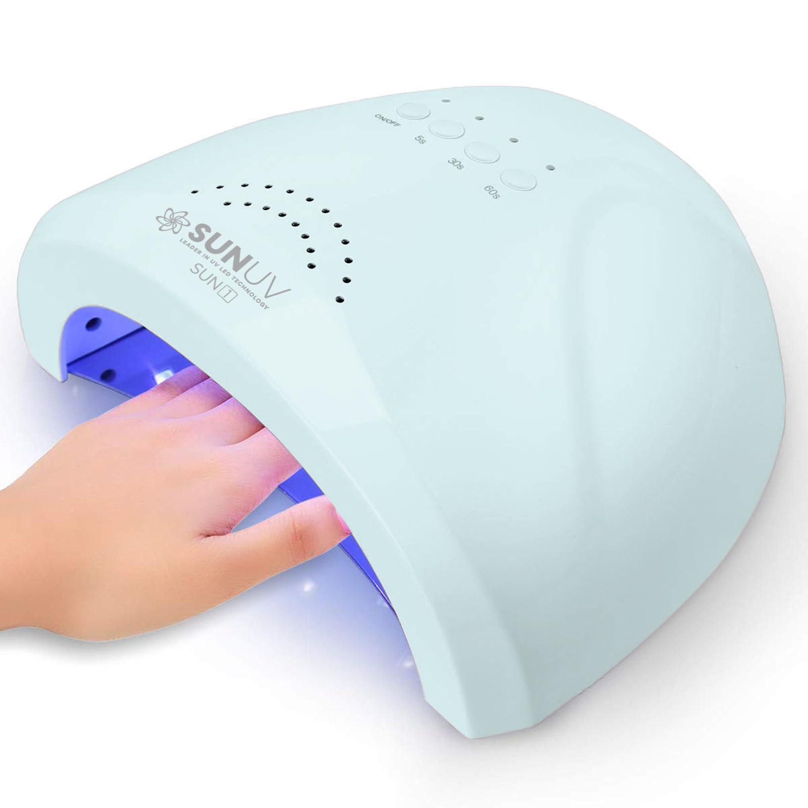 SUNUV Nail Dryer front view showing professional design for efficient curing