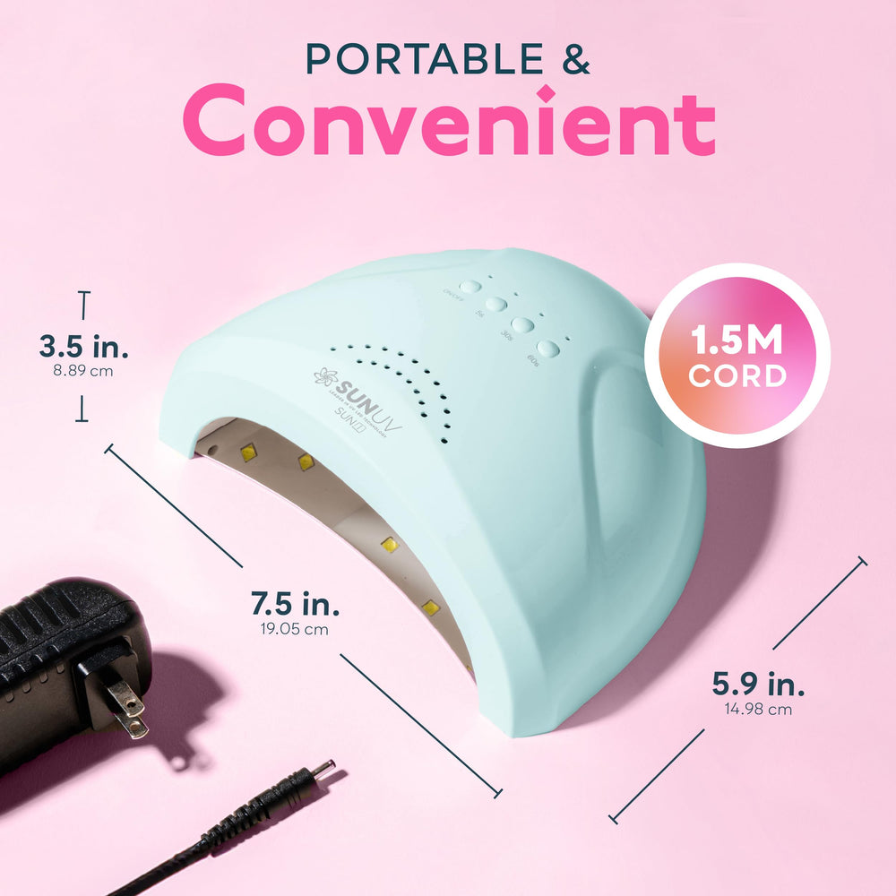 SUNUV Nail Dryer removable base for easy cleaning and positioning