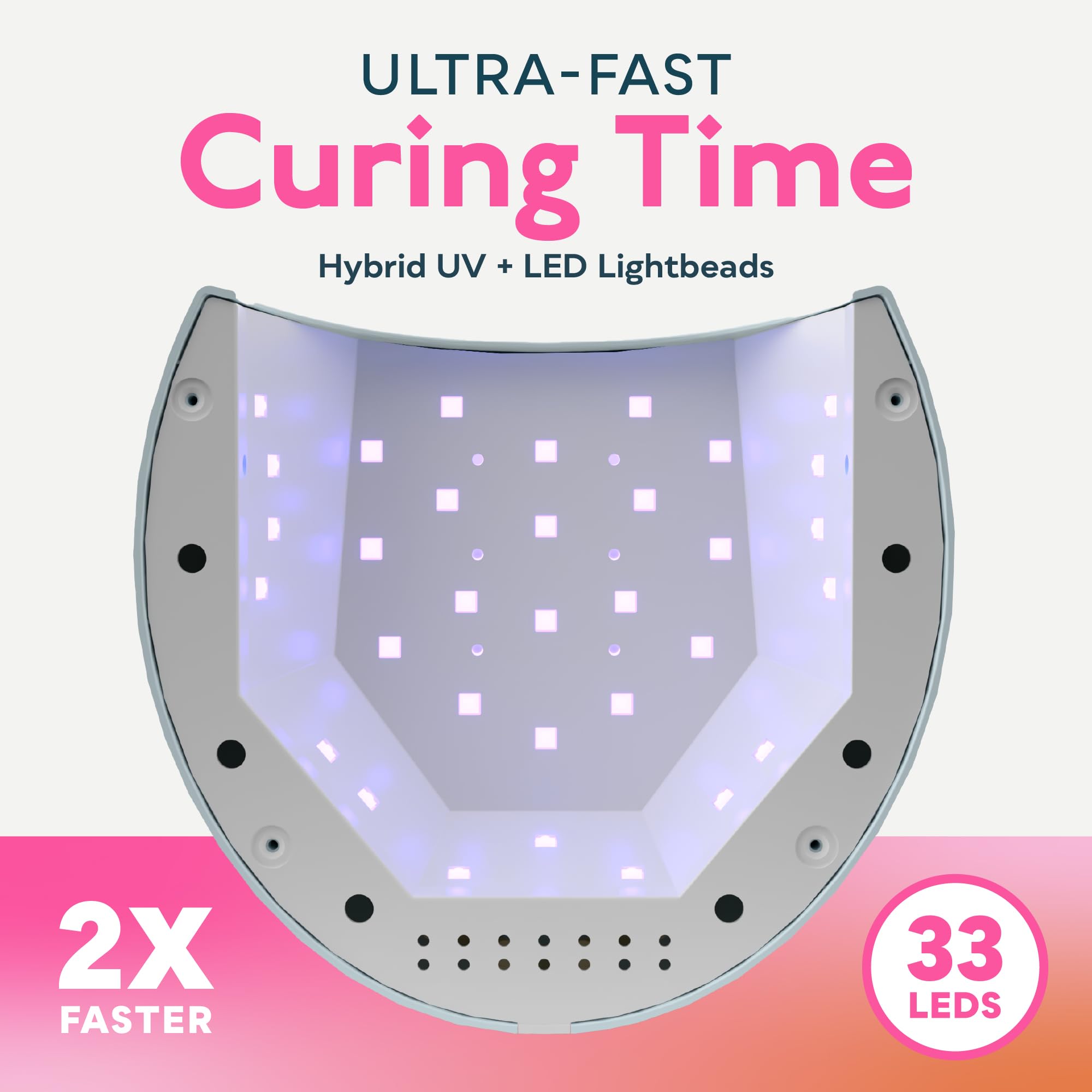 SUNUV SUN2C lamp with four timer options for customized cures