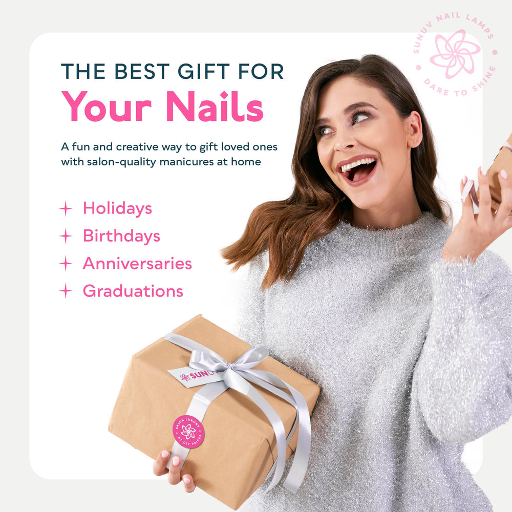 SUNUV at-home nail art setup supports quick touch-ups and personal style.