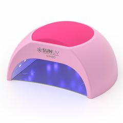 SUNUV SUN2C Pink UV LED nail lamp front view for quick at-home gel curing