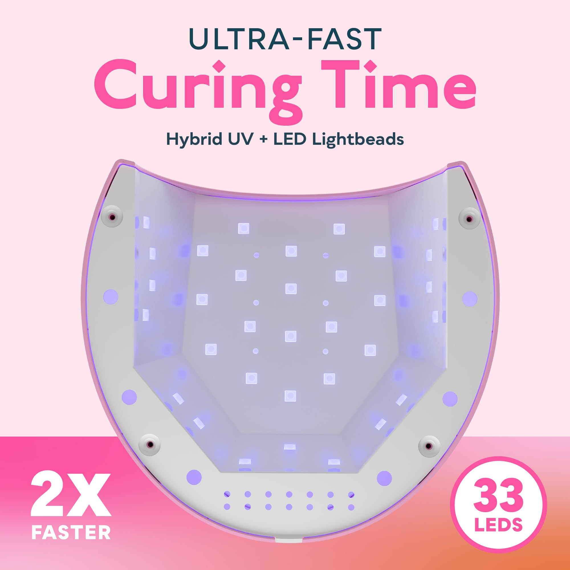 SUNUV SUN2C Pink removable base for easy cleaning and setup