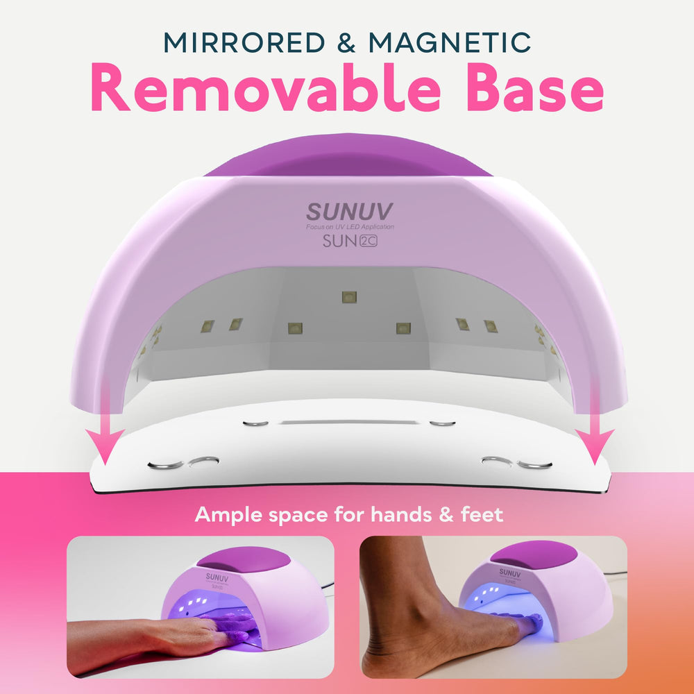 SUNUV SUN2C purple cover closed indicates compact storage.