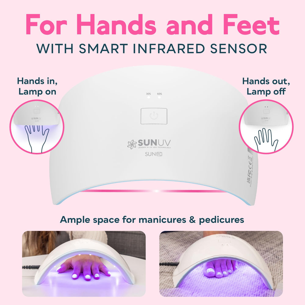 SUNUV SUN9C 60-second cure time supports speedy manicures