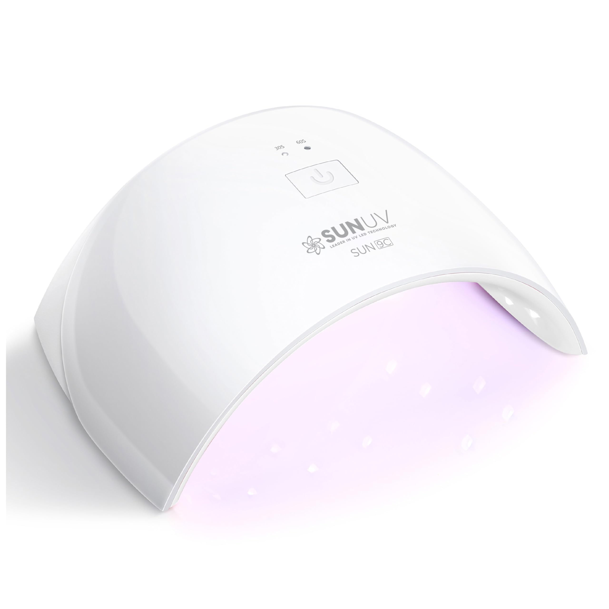 SUNUV SUN9C nail dryer front view showcases compact home salon convenience.