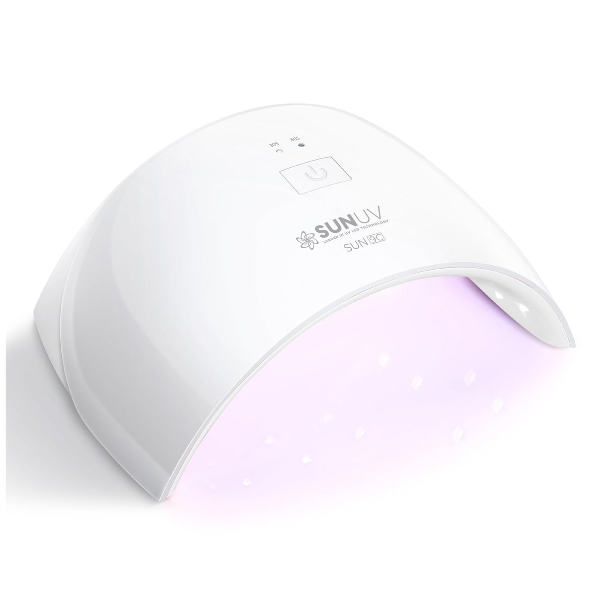 SUNUV SUN9C nail dryer front view showcases compact home salon convenience.