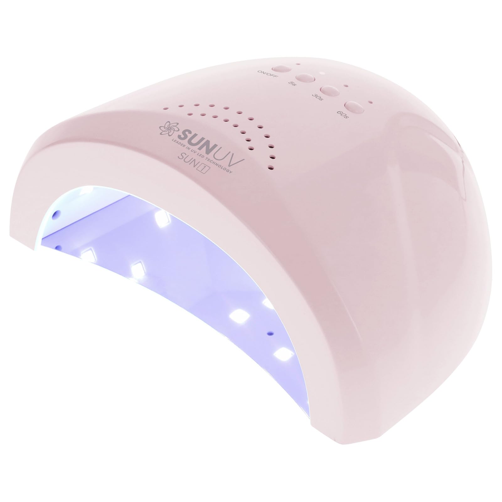 SUNUV SUNone Pink front view, a sleek nail lamp for gel polish curing.