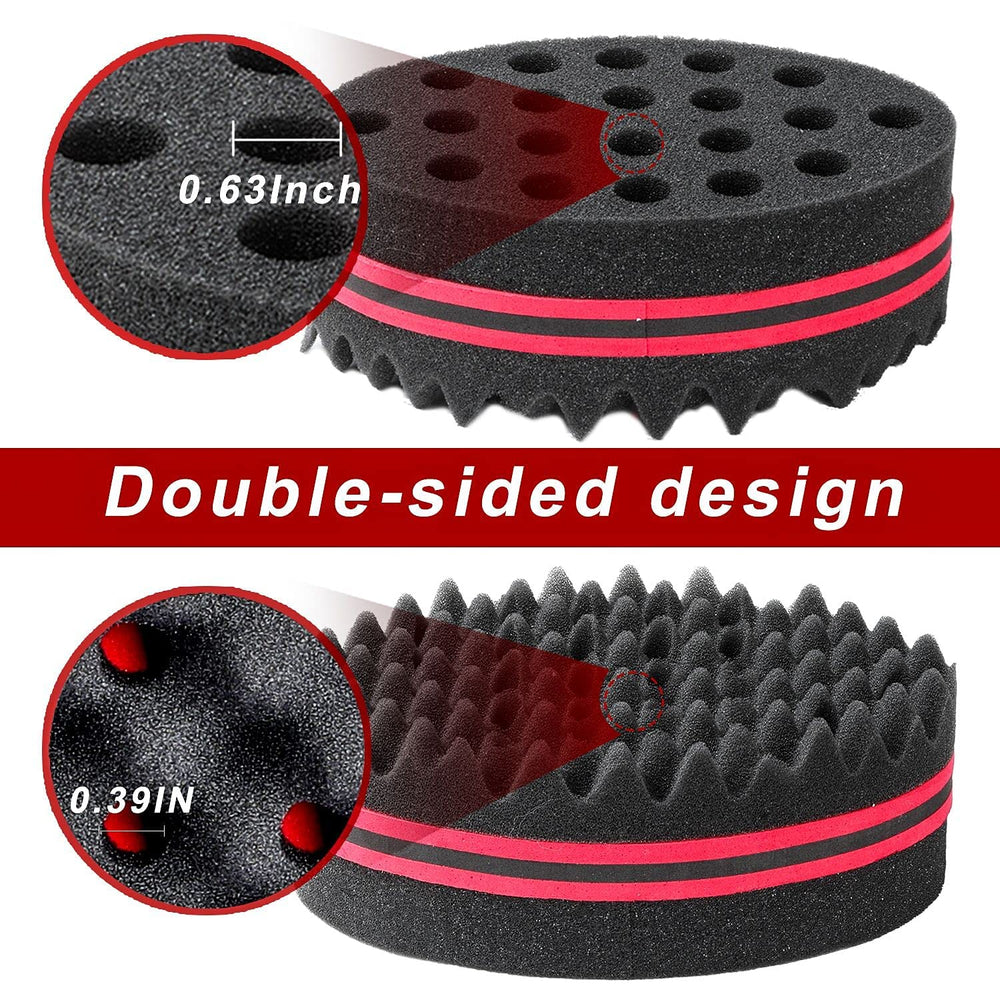 Supaze curl brush close-up highlighting hole and wave sides for texture options.