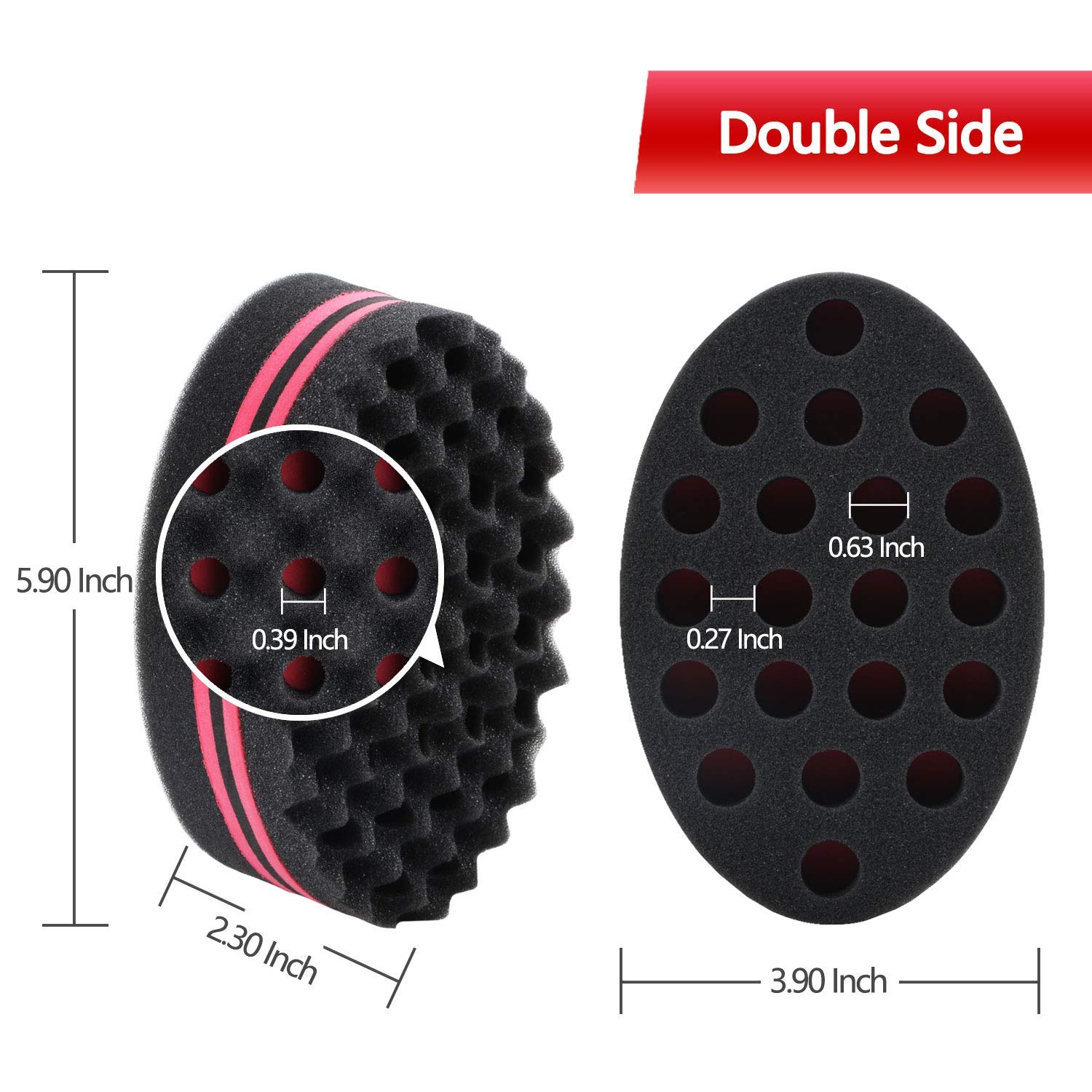 Supaze Magic Twist Sponge compact handheld design fits the palm for easy use