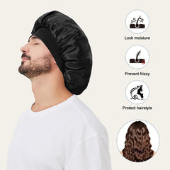 Supaze bonnet for braids and curls keeps styles intact overnight.