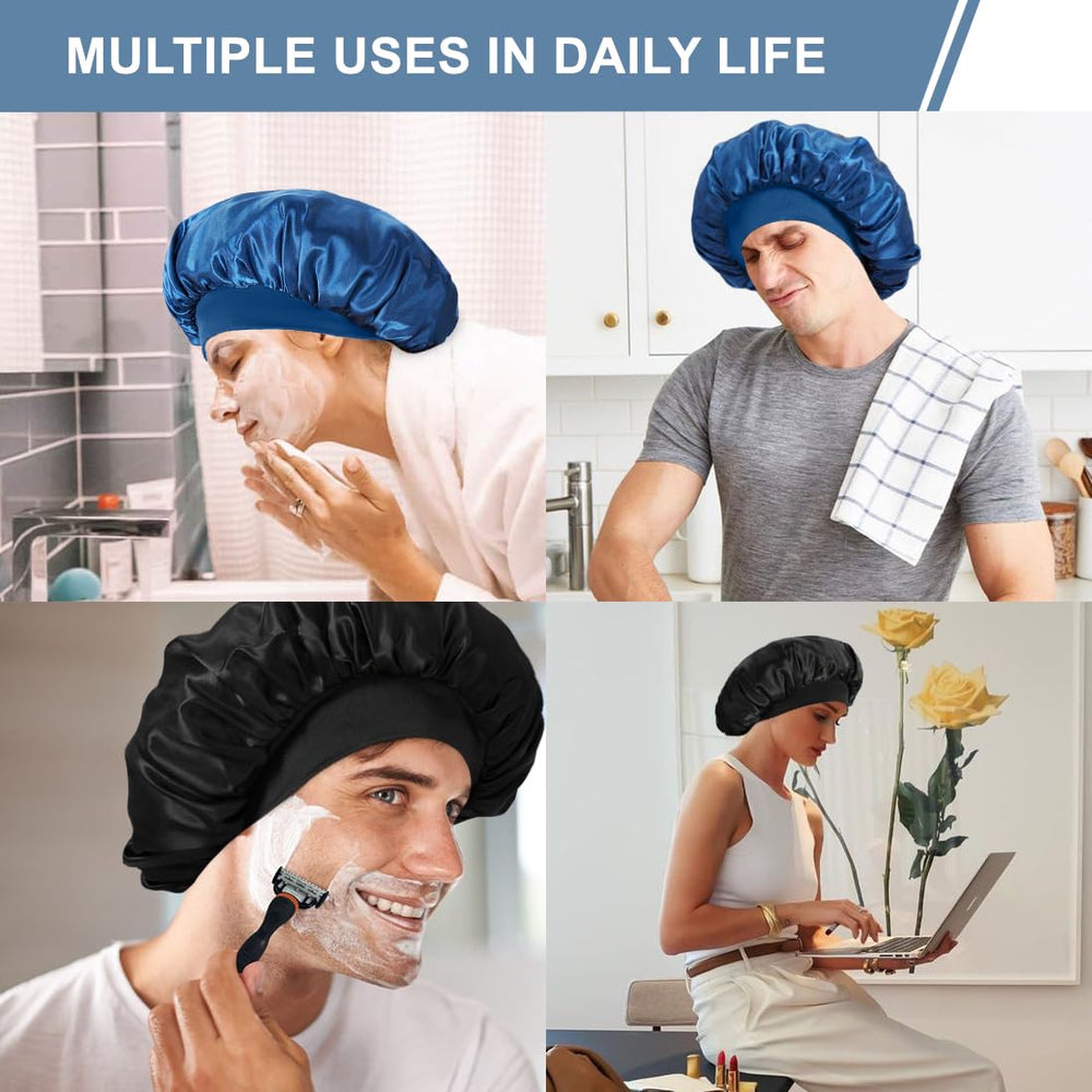 Supaze satin bonnet designed for comfort during sleep and morning styling.