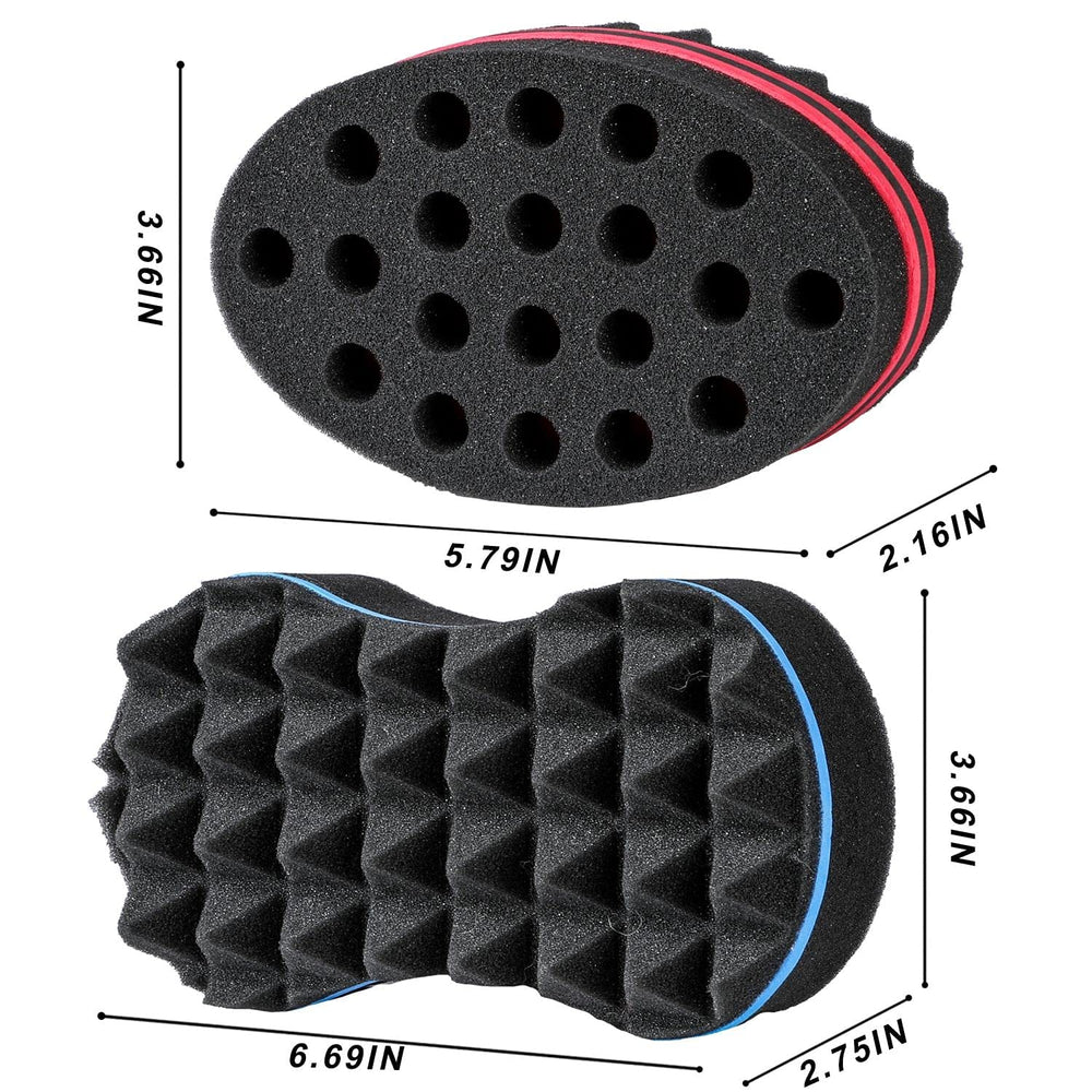 Supaze twist sponge wave side detail for defined texture.
