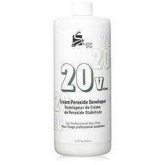 Super Star 20v creme developer bottle with gel-like consistency for controlled color processing