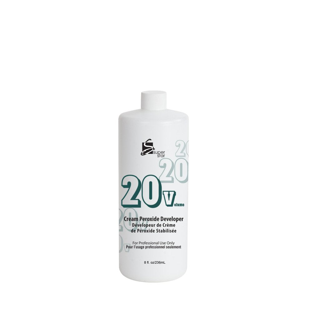 Super Star Stabilized Cream Peroxide Developer 20 Volume for smooth mixing and reliable lift.