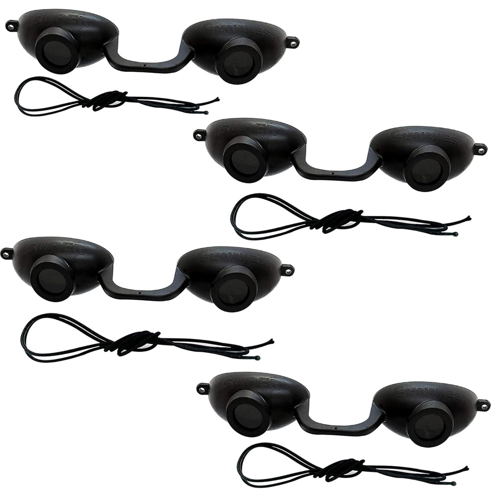 Super Sunnies EVO FLEX: gafas bronceado para salón, protección ocular segura y cómoda.