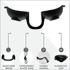 Super Sunnies Evo UV-blocking lenses maintain clear vision while protecting eyes.