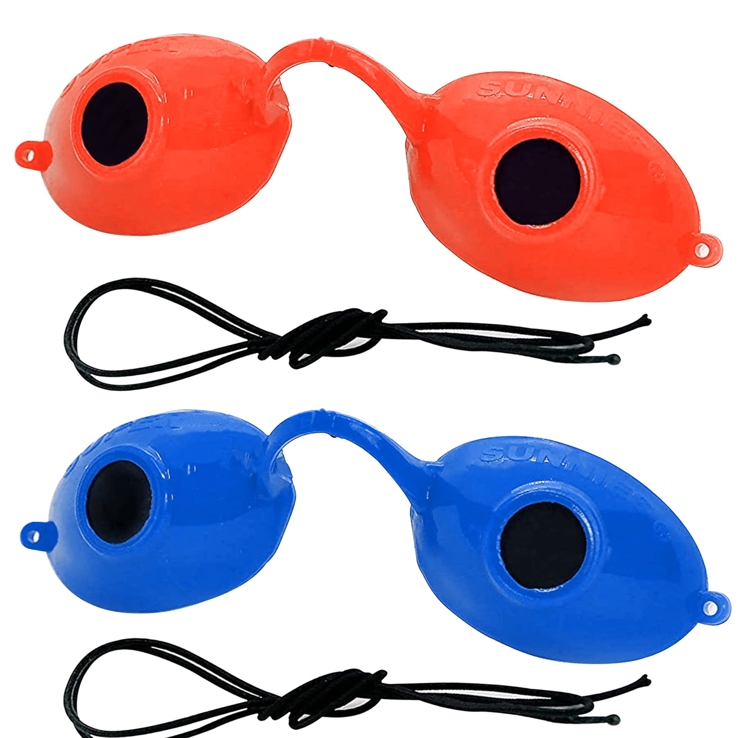 Gafas Super Sunnies UV con dos pares y colores aleatorios para bronceado.