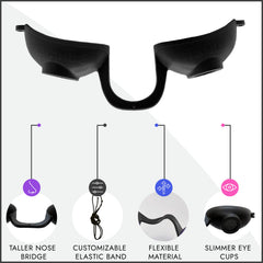Super Sunnies red light therapy glasses shield eyes during light therapy