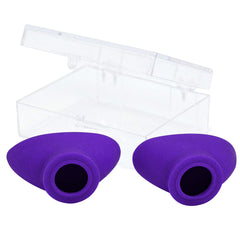 Super Sunnies Slim Flex UV eyeshield front view for tanning bed protection