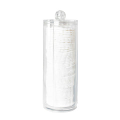 Super Z Outlet cosmetic pad organizer with clear acrylic, top view for easy access.