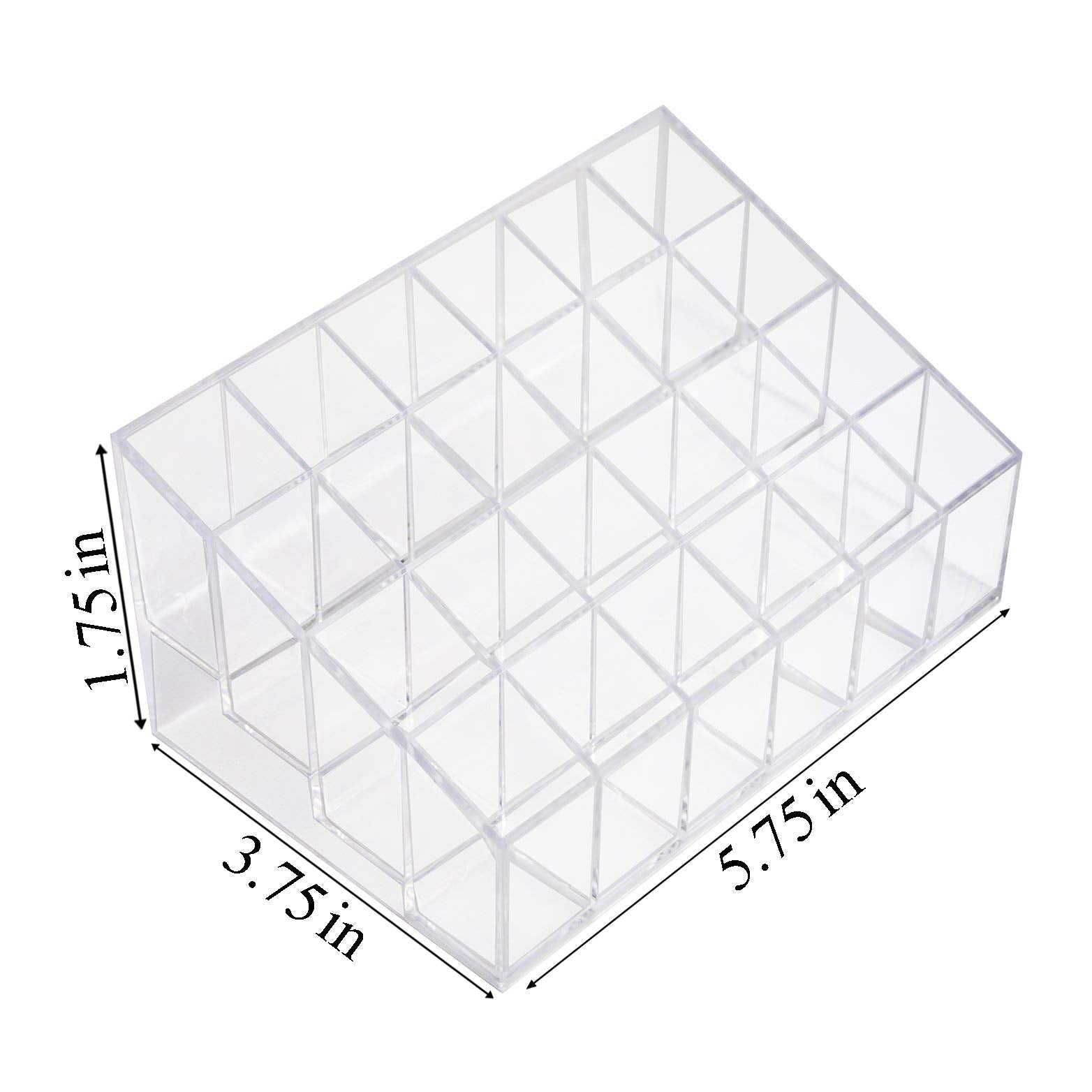 Super Z Outlet laser-cut compartments optimize space and visibility on any vanity.