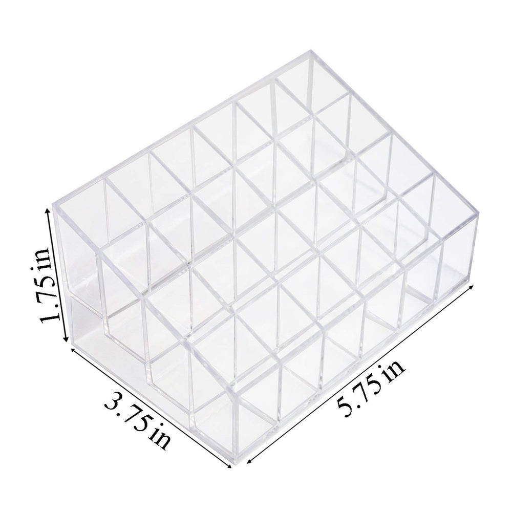 Super Z Outlet laser-cut compartments optimize space and visibility on any vanity.