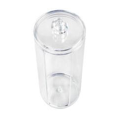 Super Z Outlet makeup remover stand with clear acrylic, close-up to showcase elegance.