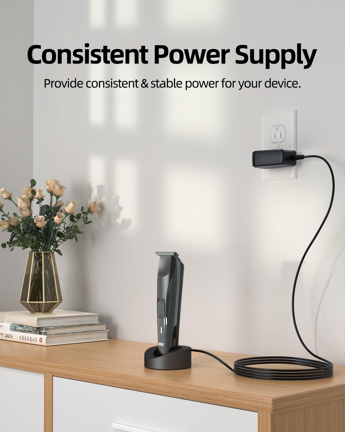 Superer 100-240V input supports global outlets during travel