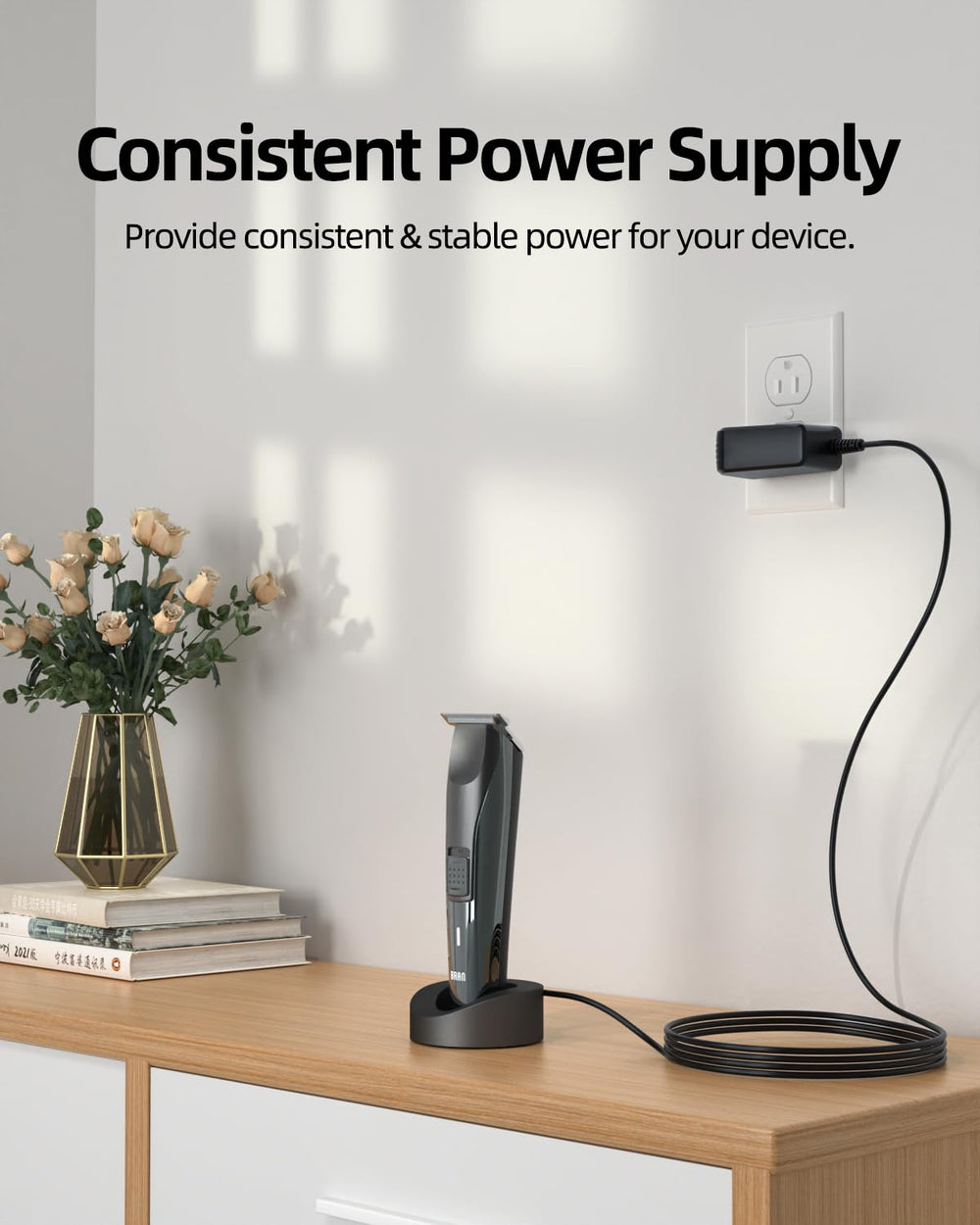 Superer 100-240V input supports global outlets during travel