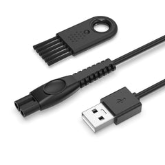 Superer 5ft USB shaver cable for QP2724-360 series, reliable charging.