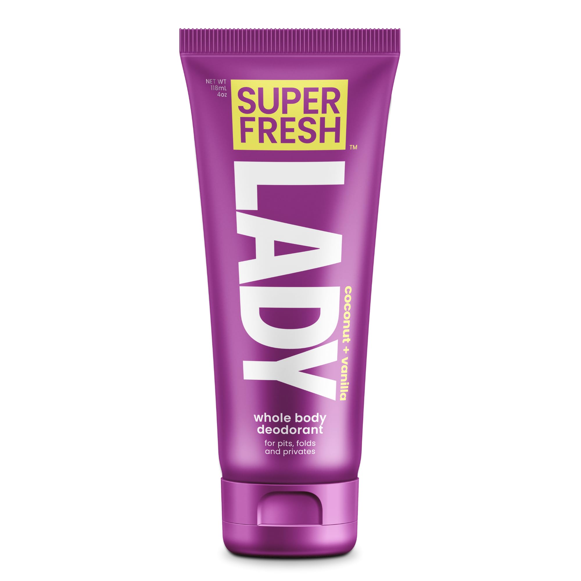 Super Fresh Co. bote crema privada, uso externo seguro y cómodo.