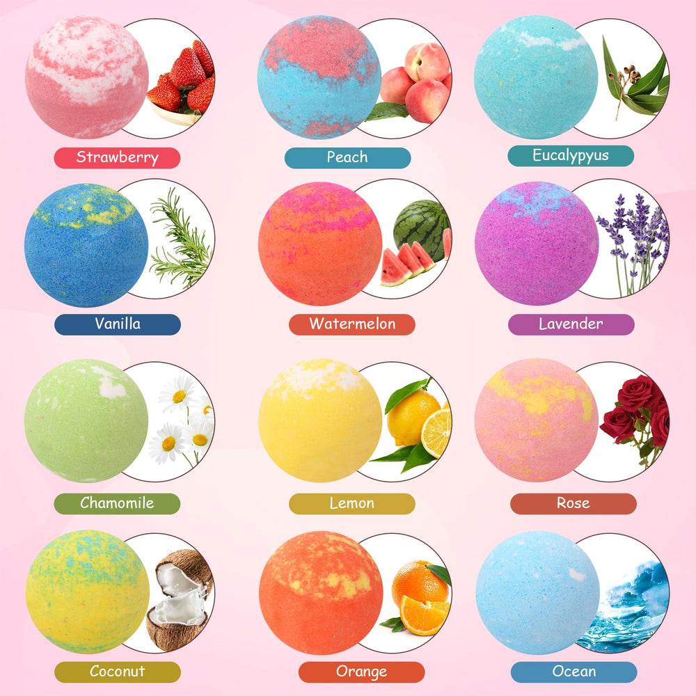SUPERGFS twelve colors and scents create a playful bath routine