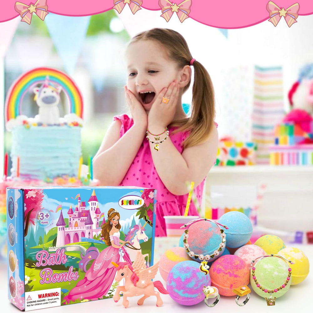 SUPERGFS unicorn toy inside adds magic to bath play