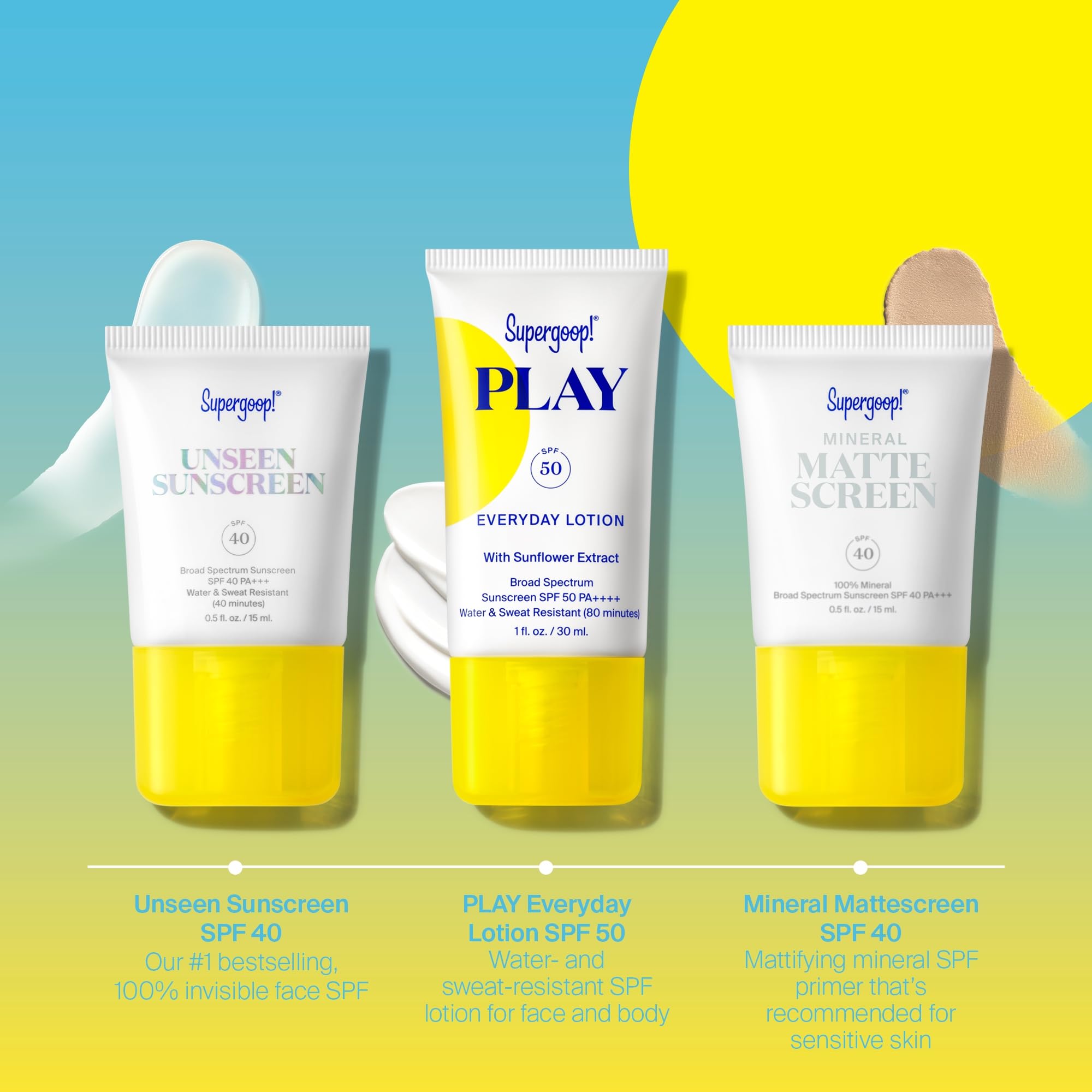 Daily SPF Starter Pack usage scene—easy routine for travel days.