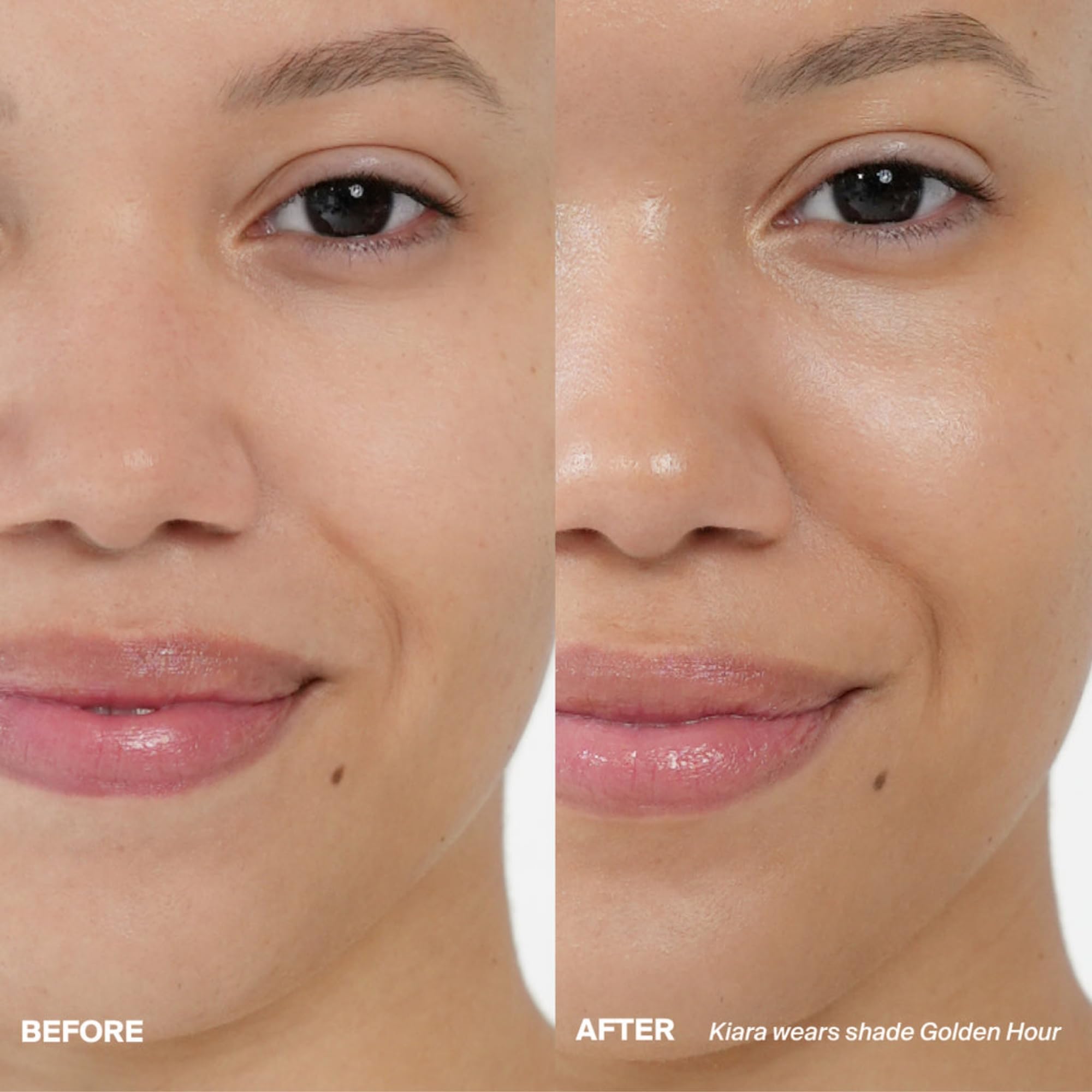 Glowscreen Drops illuminate skin and blur pores for a smoother look.