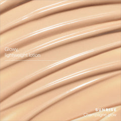 Supergoop Glowscreen Sunrise bottle showing SPF 40 protection and luminous finish
