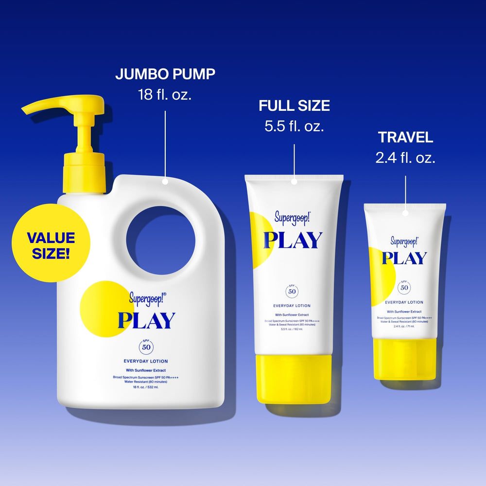 Supergoop! PLAY Everyday Lotion scent close-up, refreshing aroma.