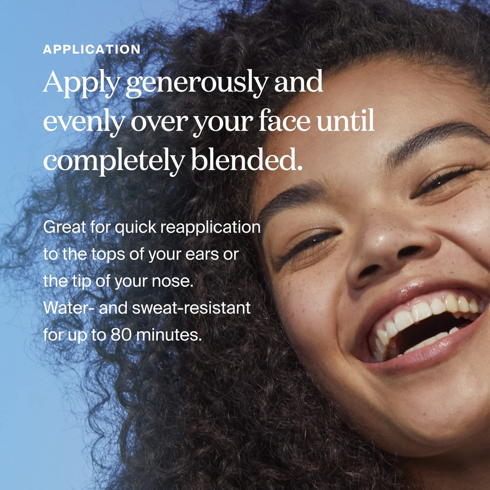 Fórmula resistente al agua de Supergoop! PLAY Mineral Stick