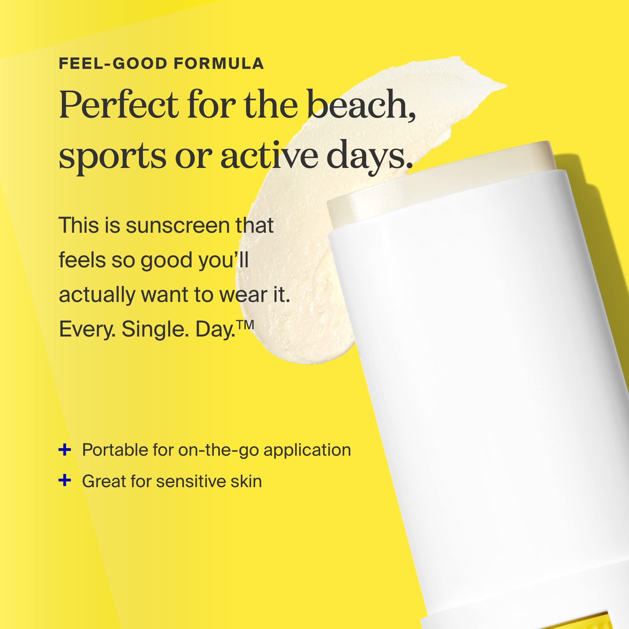 Sin rastro blanco con Supergoop! PLAY Mineral Stick SPF 50