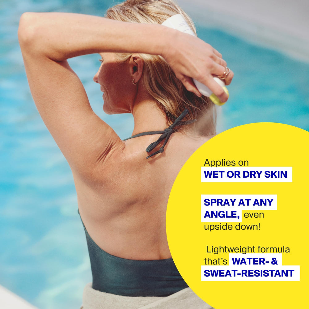 Vitamin C and green tea antioxidants protect skin during outdoor use with PLAY mist