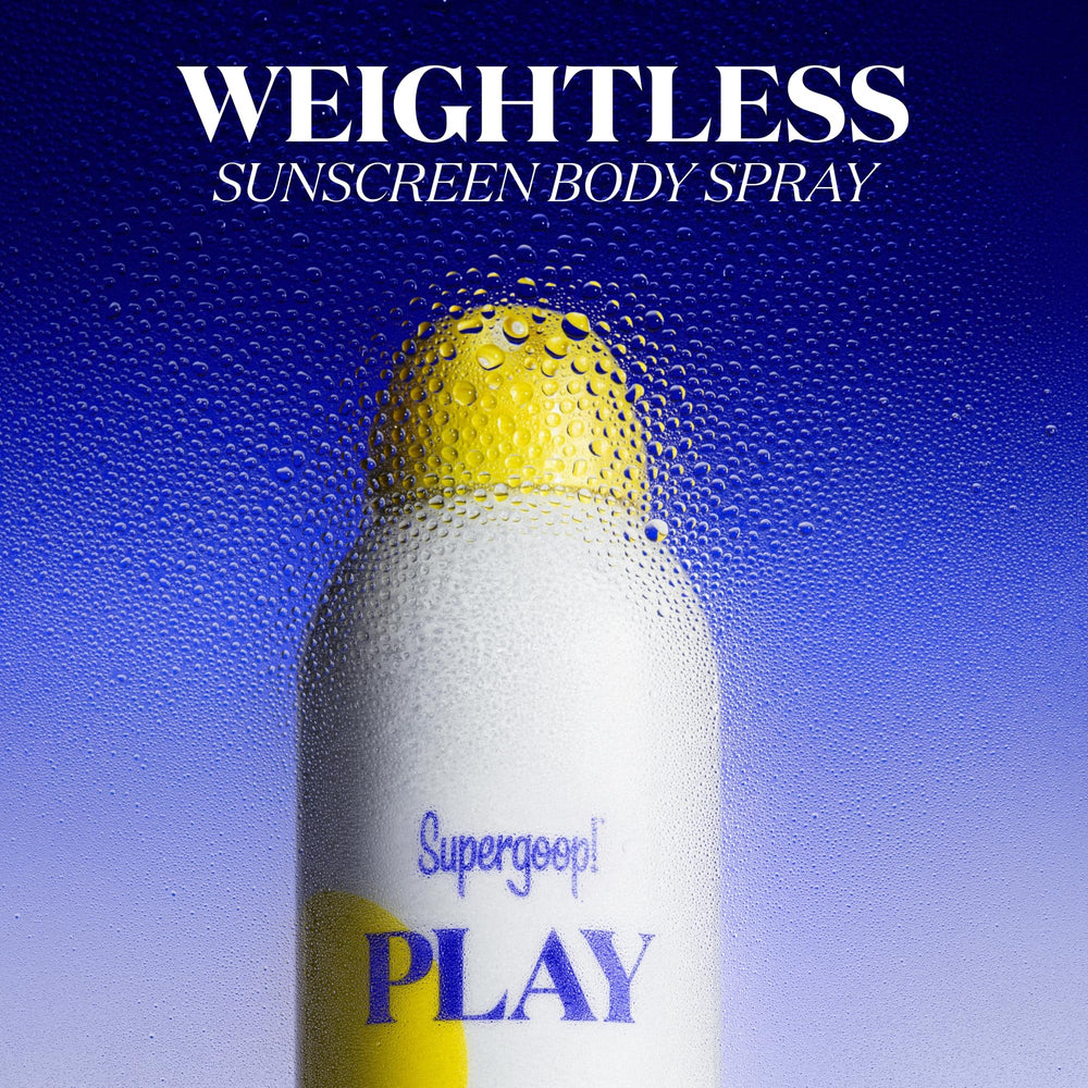 Spraying on wet skin to reapply after swimming with ease