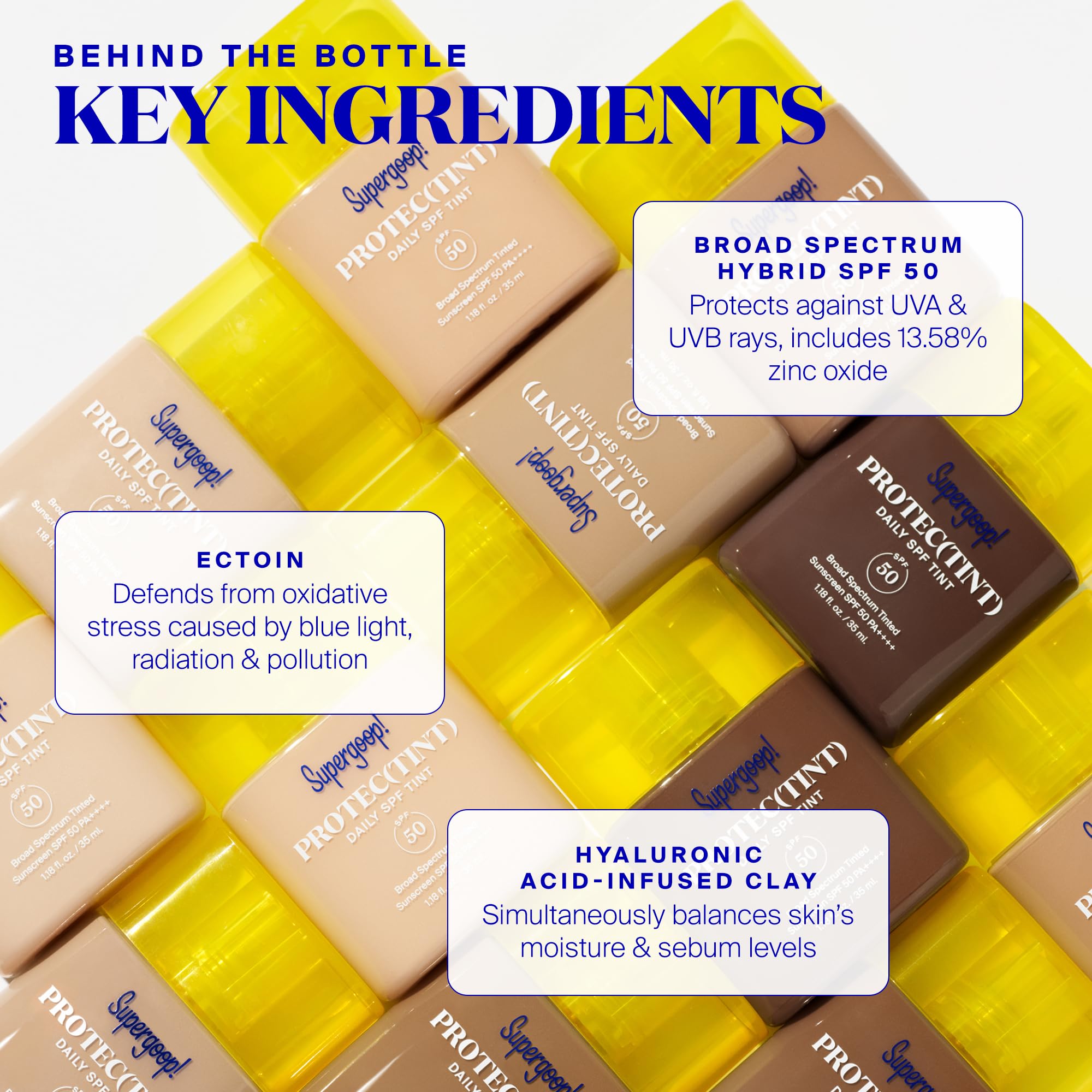 Finish close-up reveals a natural, non-glossy skin look.