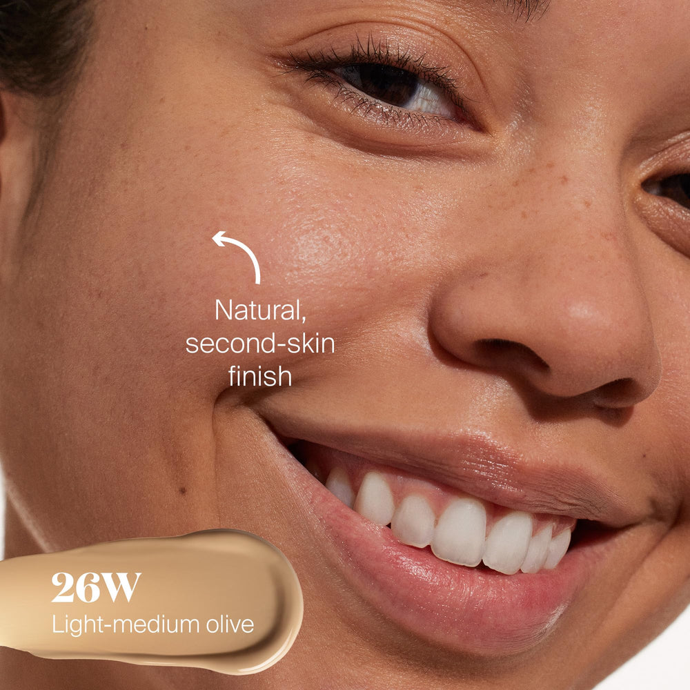 Protec(tint) SPF 50 light swatch on skin demonstrates natural coverage.