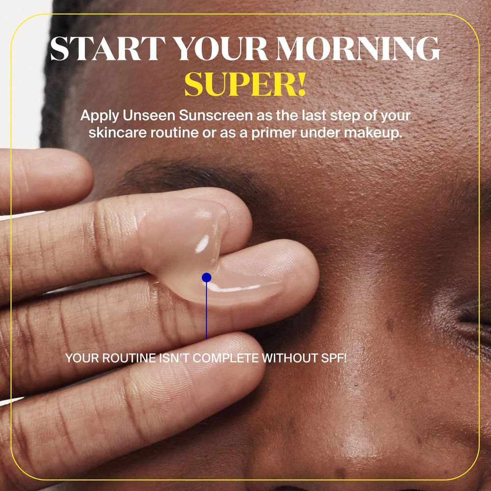 Supergoop! Unseen Sunscreen fits all skin types and tones.