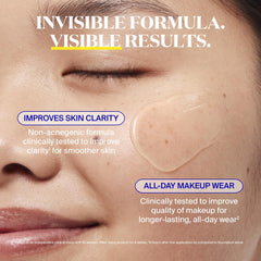 Supergoop! Unseen Sunscreen blurs pores for a natural finish.