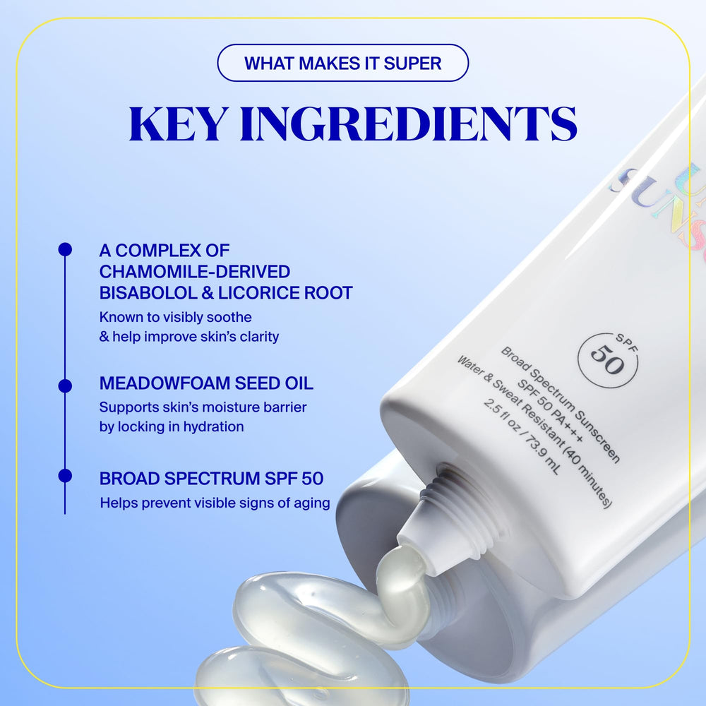 Supergoop! Unseen Sunscreen fragrance-free formula suits sensitive skin.