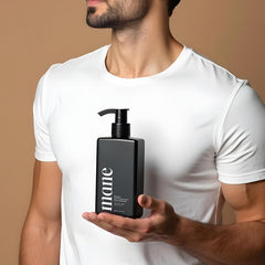 Superior Mane champú para hombres: limpia y revitaliza el cuero cabelludo con nutrientes.