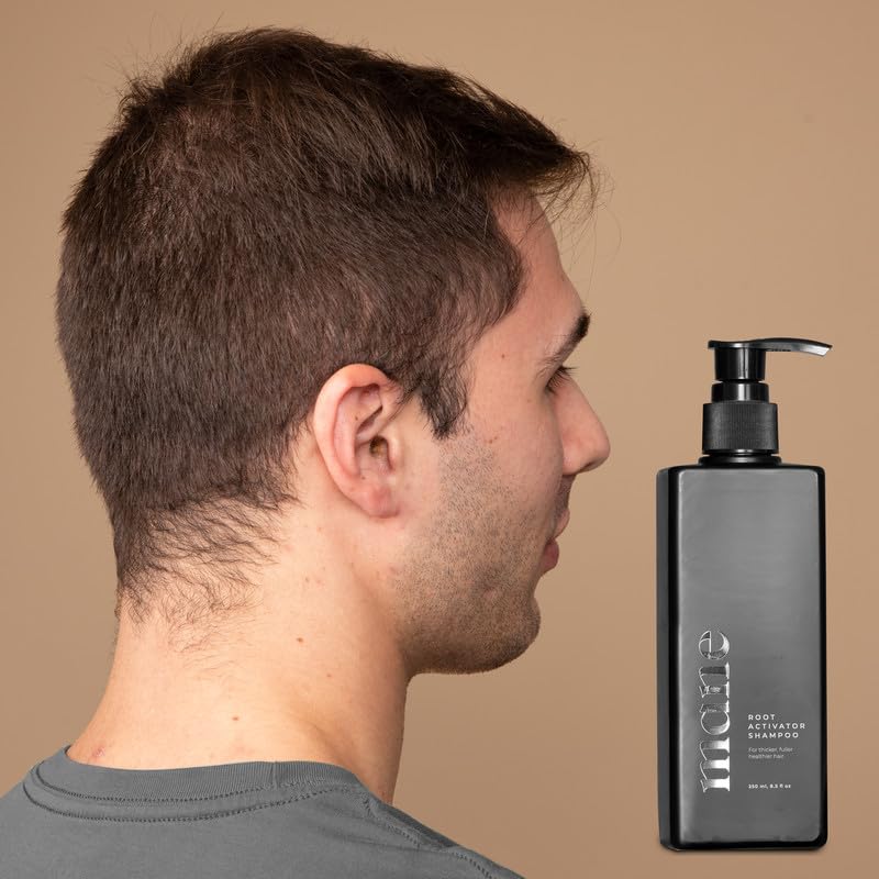 Superior Mane champú crecimiento: refuerza fibras capilares para un aspecto más pleno.
