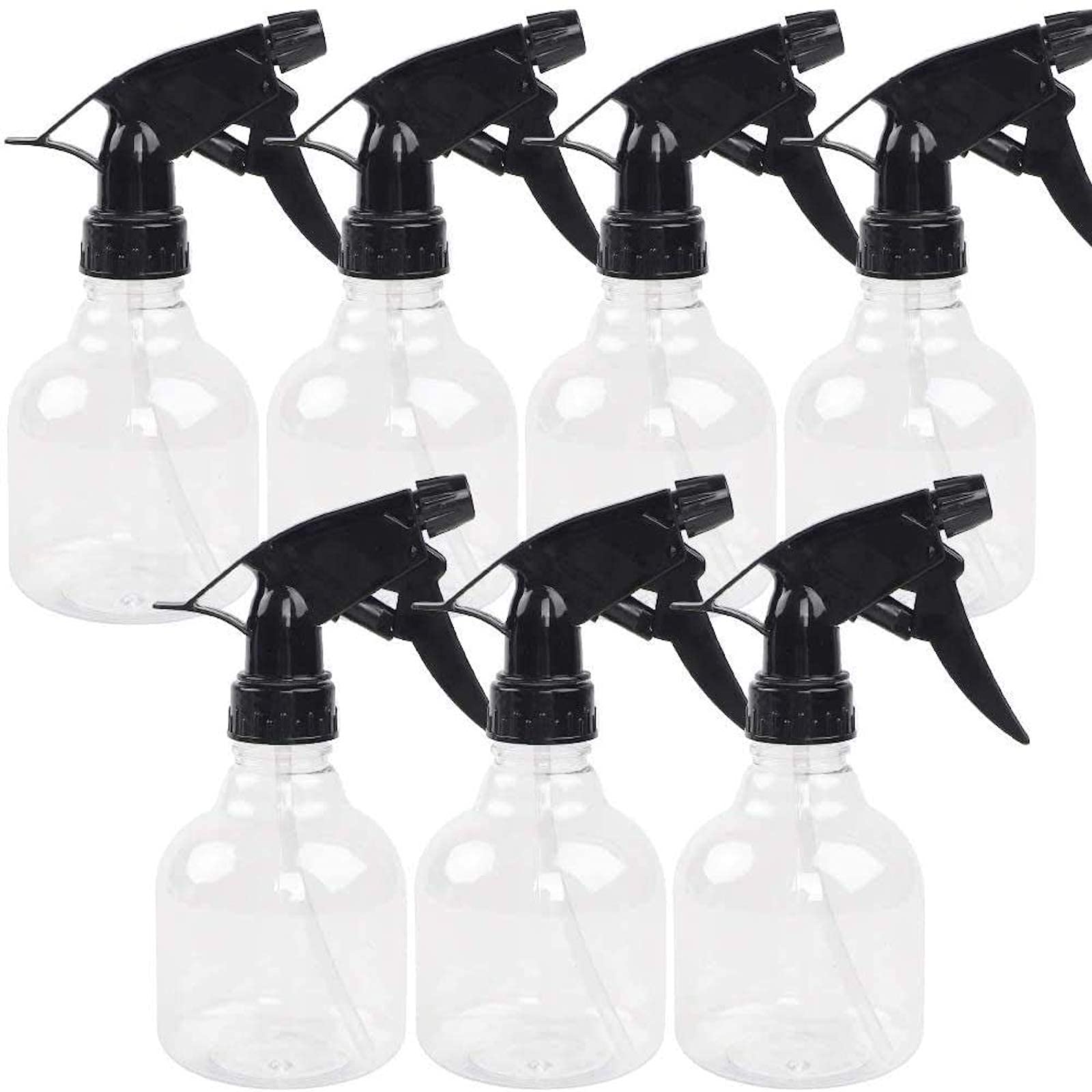 SUPERLELE 8oz spray bottle with clear body for quick content checks