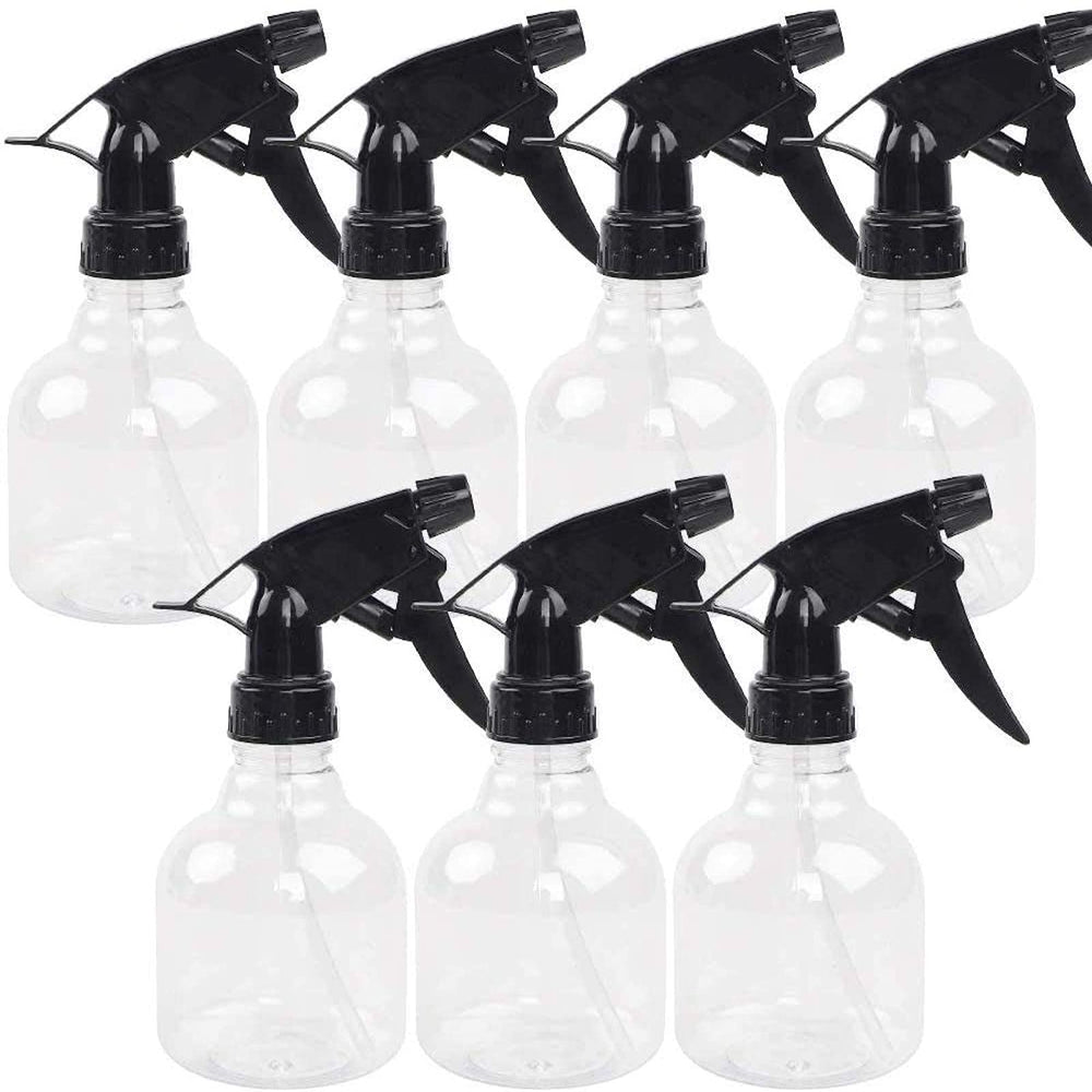 SUPERLELE 8oz spray bottle with clear body for quick content checks